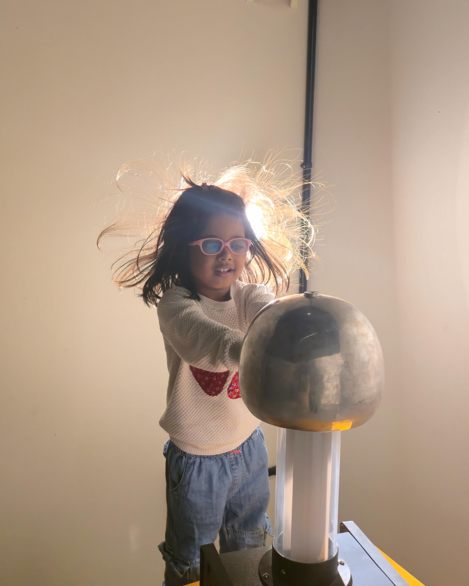 Kids at the trampoline park